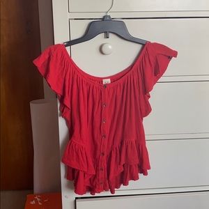 Free People Off the Shoulder top